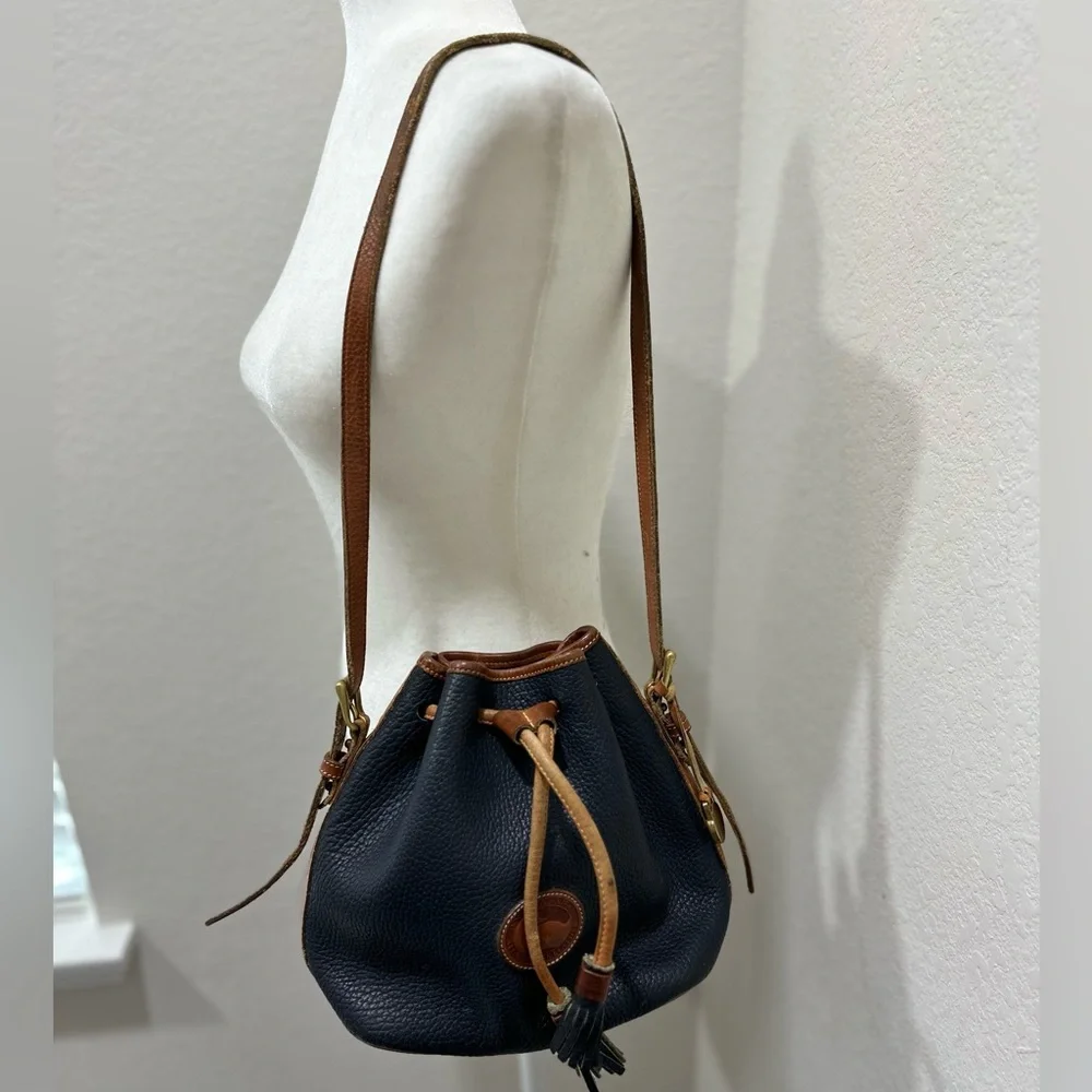Vintage Dooney & Bourke Drawstring Bucket Bag